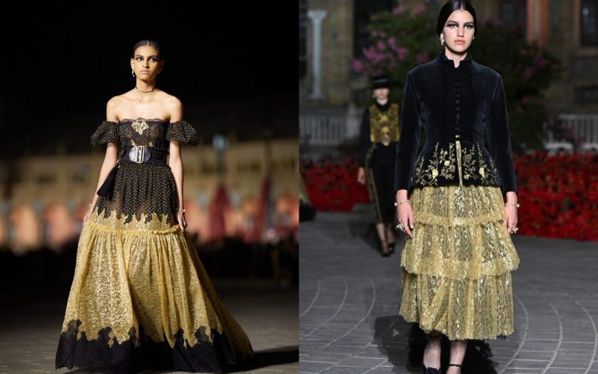 Dior in Seville, the Cruise 2023 fashion show: among the guests also Chiara Ferragni.