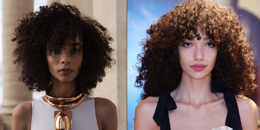 Curly haircuts summer 2022: soft curls and retro style