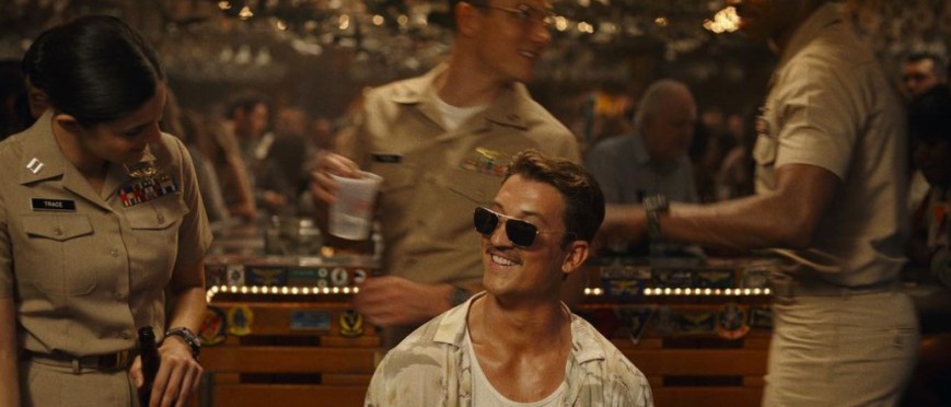 Top Gun Maverick: the unreleased full story with Miles Teller singing and playing Great Balls of Fire