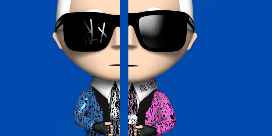 Karl Lagerfeld creates an NFT for an event coming soon