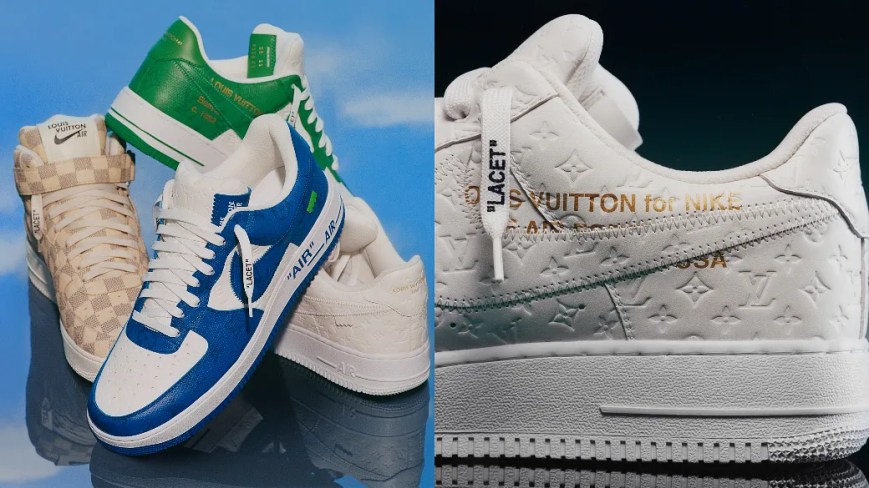 Le Louis Vuitton X Nike “Air Force 1” arrivano online il 19 luglio