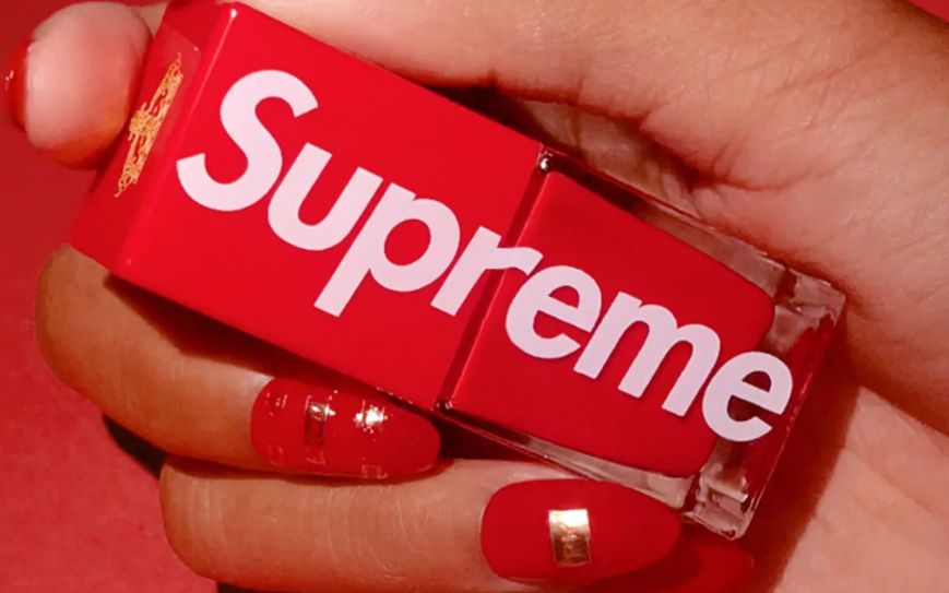 In association with Pat McGrath Labs, Supreme released their debut nail polish.