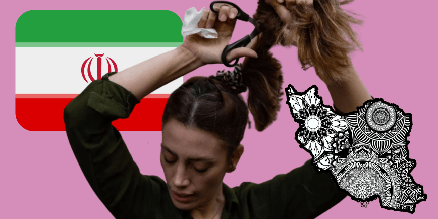 Why are Iranian ladies cutting their hair short?