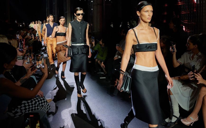 The statement in Miu Miu SS23 by Miuccia Prada