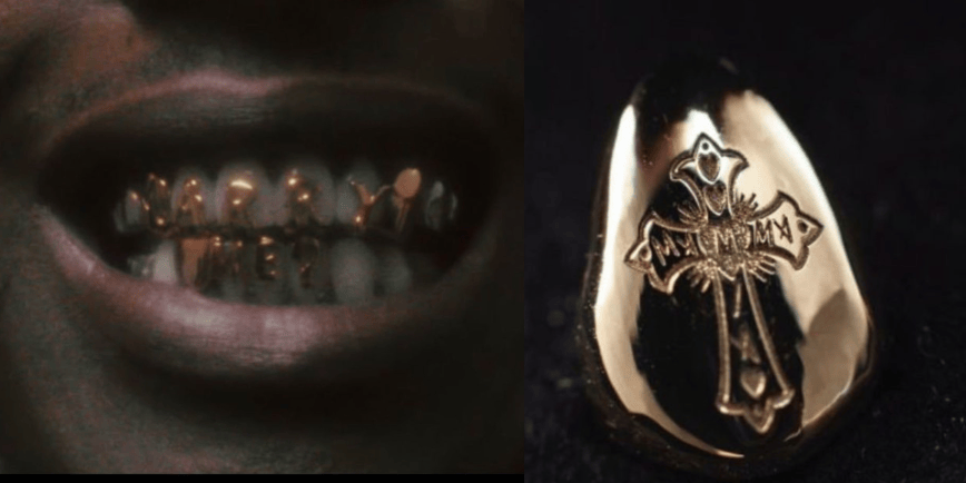 The popularity of tooth jewelry has returned.