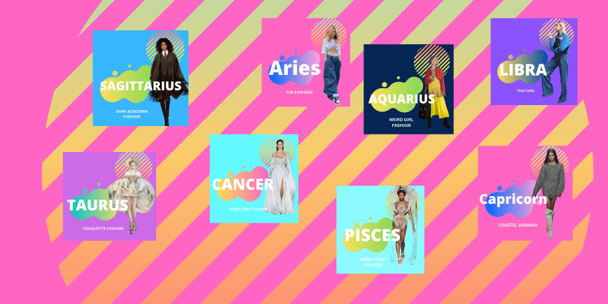 November 2022 horoscope from Curlycurl. Discover your monthly vibes and the appropriate aesthetic to express your emotions.