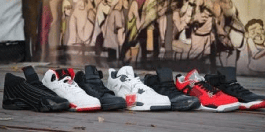 What brands of sneakers are the most popular on the black market?