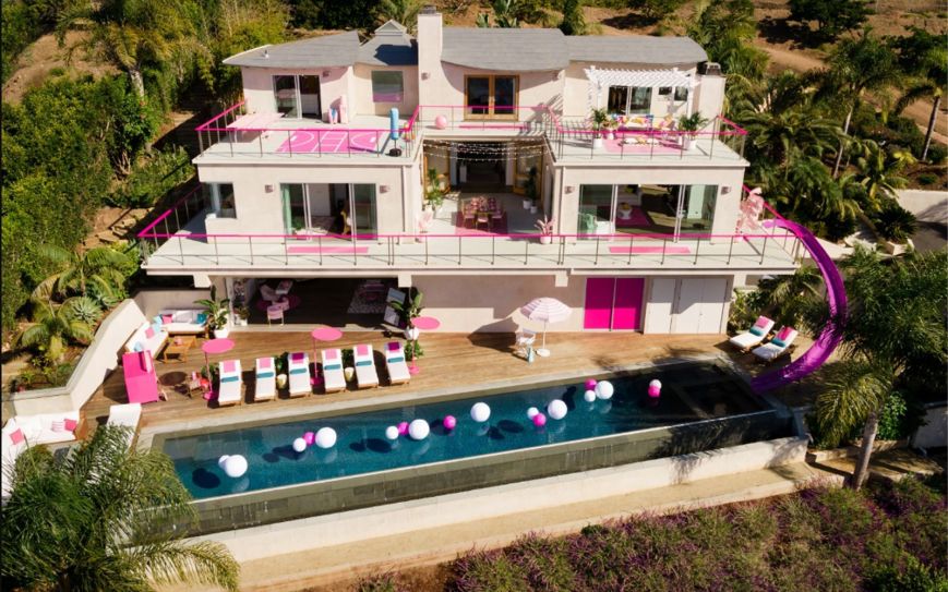 The “Barbie Dreamhouse,” a residence designed for the most well-known doll in the world