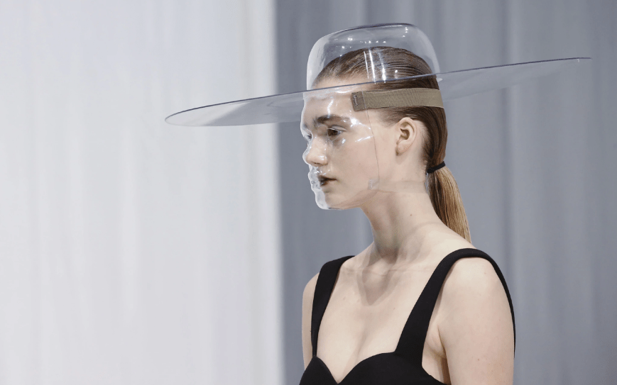 When glass is used in fashion