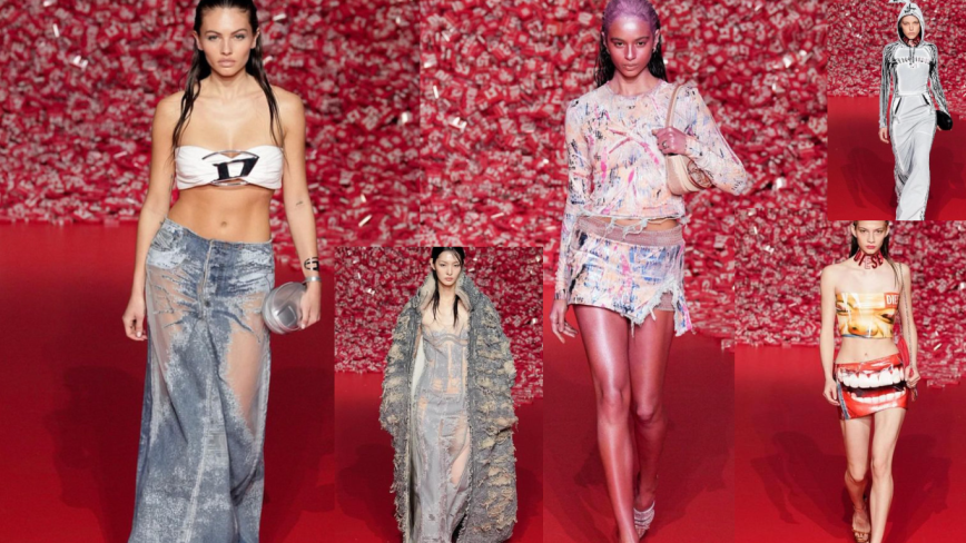 The message of Glenn Martens for Diesel for FW 23-24