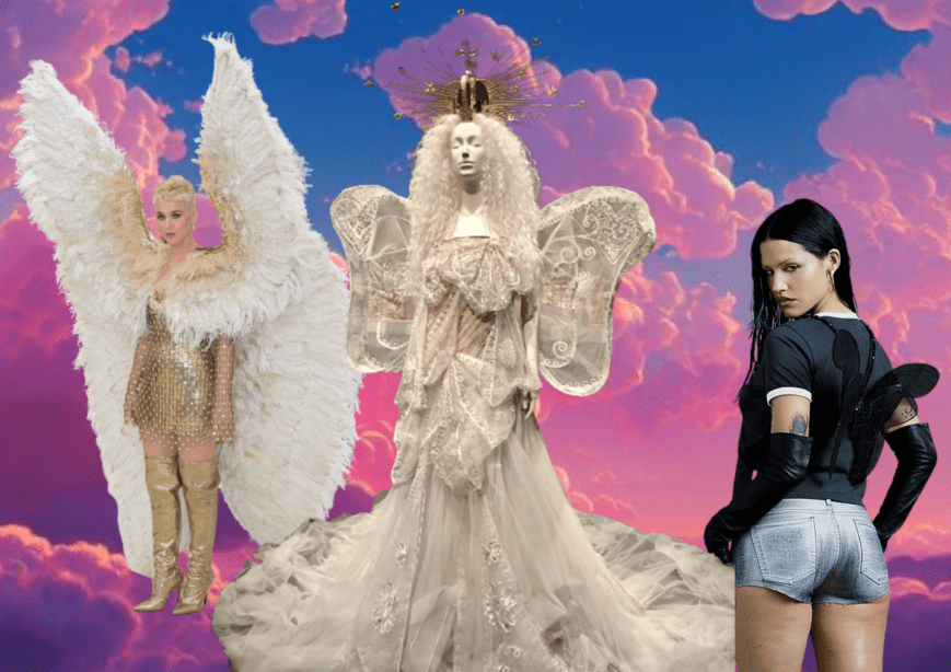 An overview of the fashion history of angel wings