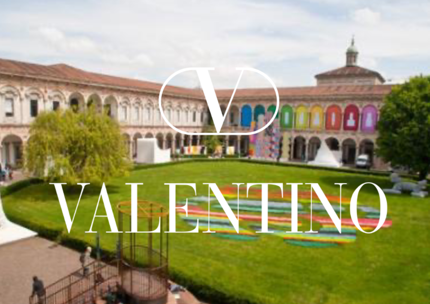 The State University of Milan will host a Valentino fashion presentation.