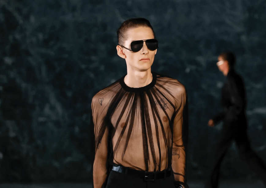 The SS24 collection by Saint Laurent is a mix of modern-chic