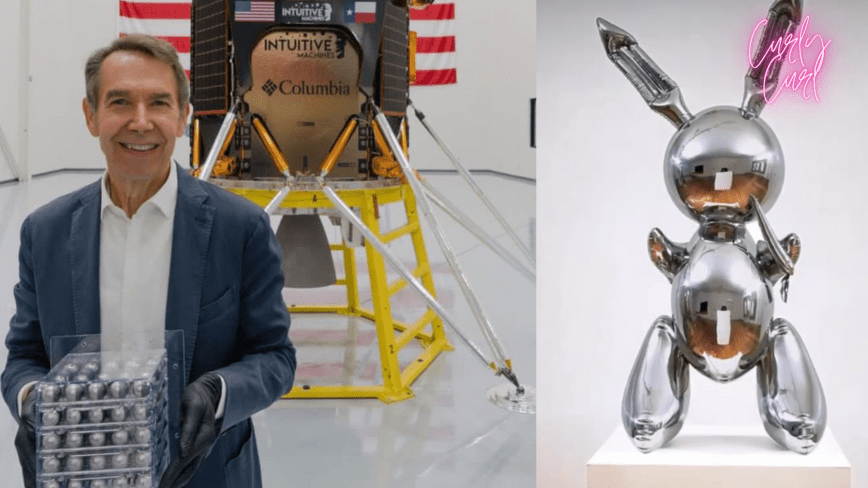 Exploring Lunar Artistry: Jeff Koons’ “Moon Phases” Sculpture Lands on the Moon