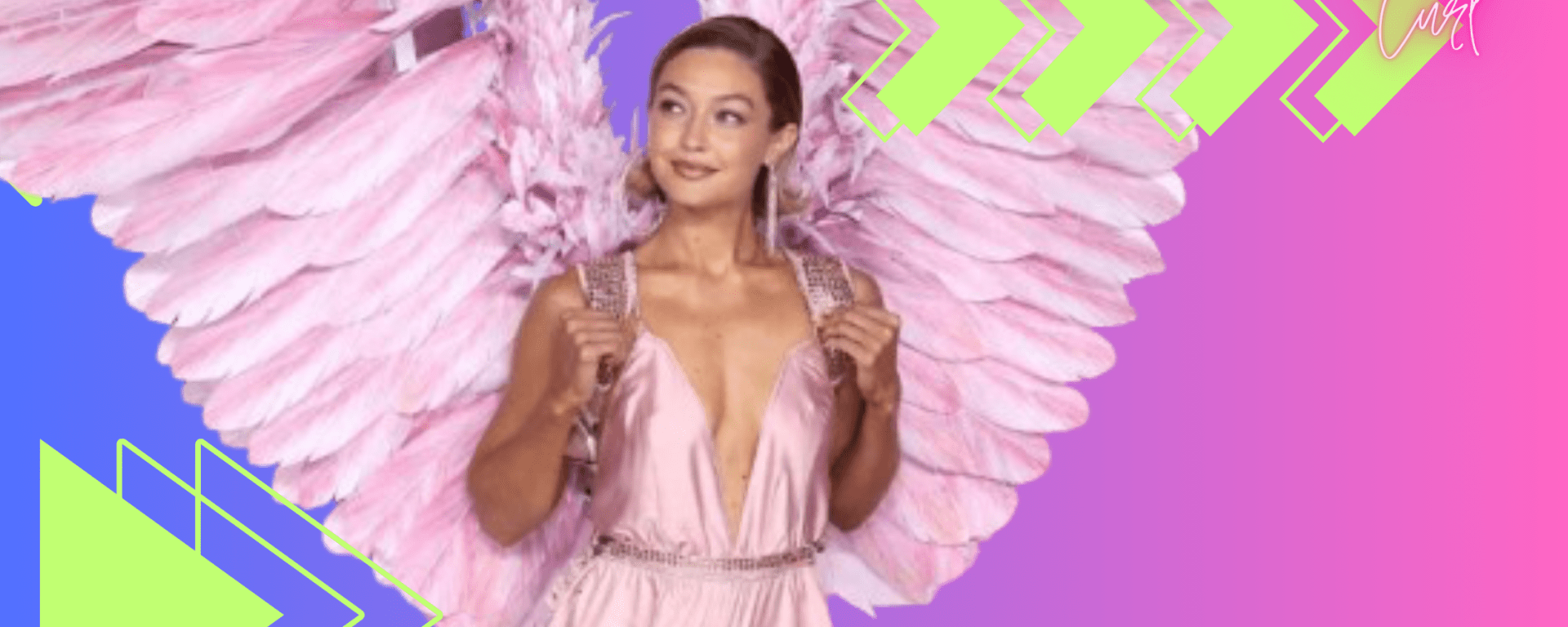 A diverse lineup of models, including iconic supermodels like Gigi Hadid and new faces such as trans model Valentina Sampaio, walking the runway at the 2023 Victoria’s Secret Fashion Show, wearing elaborate angel wings and bejeweled lingerie.