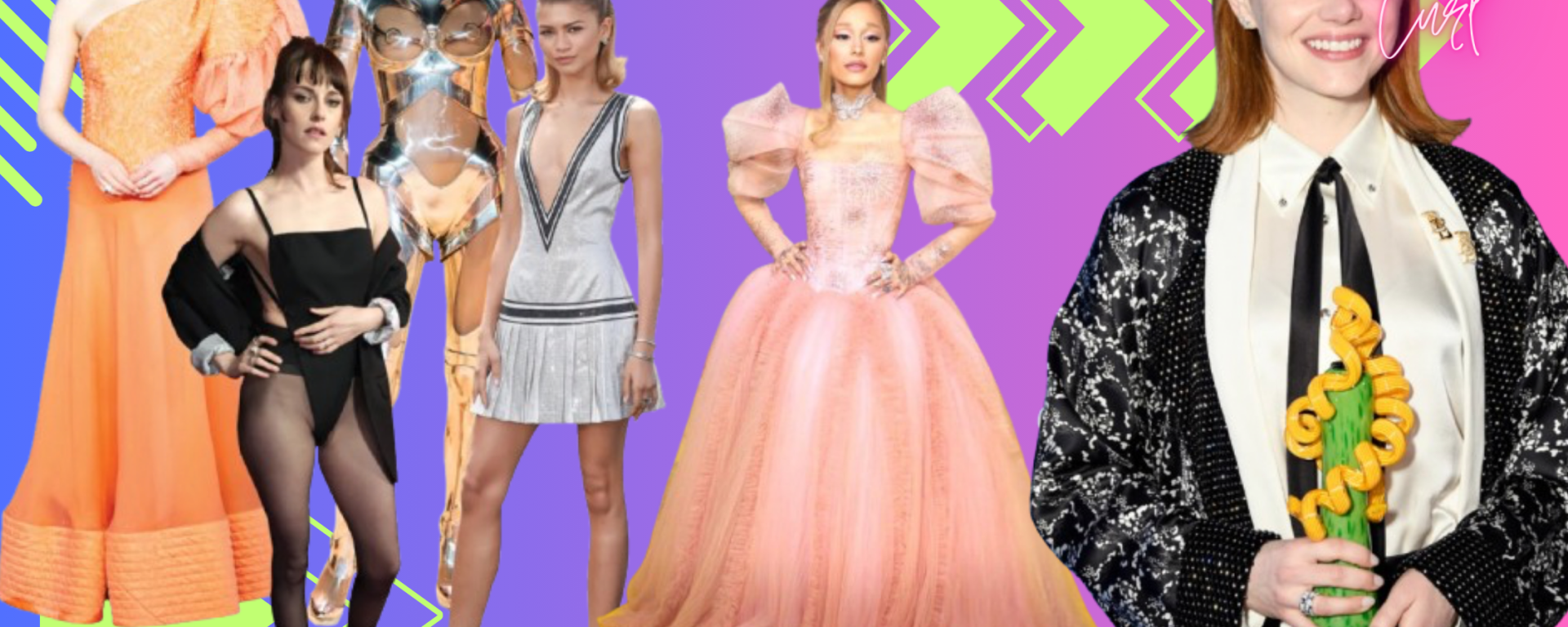 A Hollywood celebrity on the red carpet dressed in a character-inspired outfit, embodying the fashion of their latest film role to promote the movie.