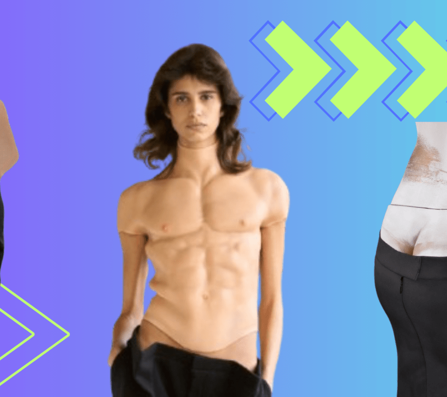 Models at The Row walk barefoot in black tights, showcasing minimalist and raw body form, while Alaïa’s monochrome, three-dimensional dresses create dramatic exposure. At Chloé, rapper Doechii wears an extravagant ensemble with cascading ruffles and fur, also going barefoot, highlighting body-conscious fashion trends.