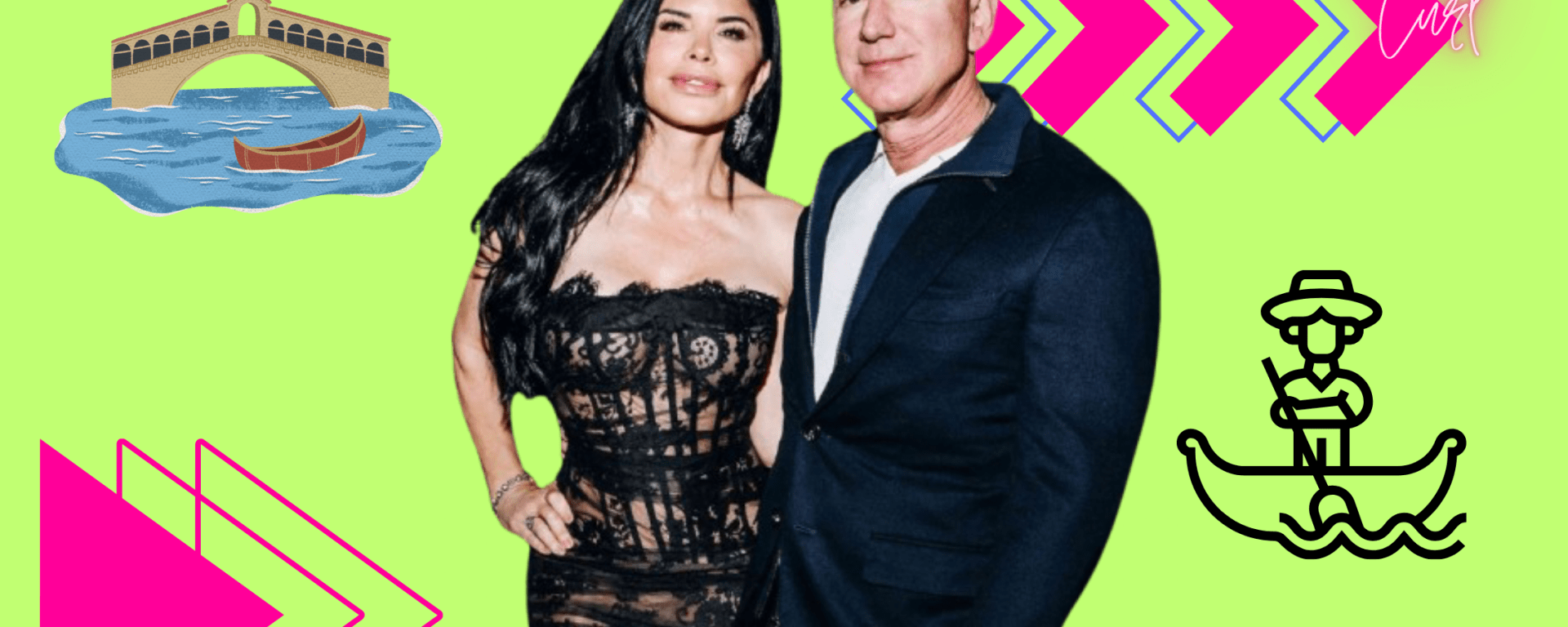 A scenic view of Venice’s Grand Canal at sunset, with historic buildings and gondolas on the water. The city, known for its rich cultural heritage, is set to host Jeff Bezos and Lauren Sánchez’s extravagant wedding, sparking discussions about the privatization of historic locations for elite events.