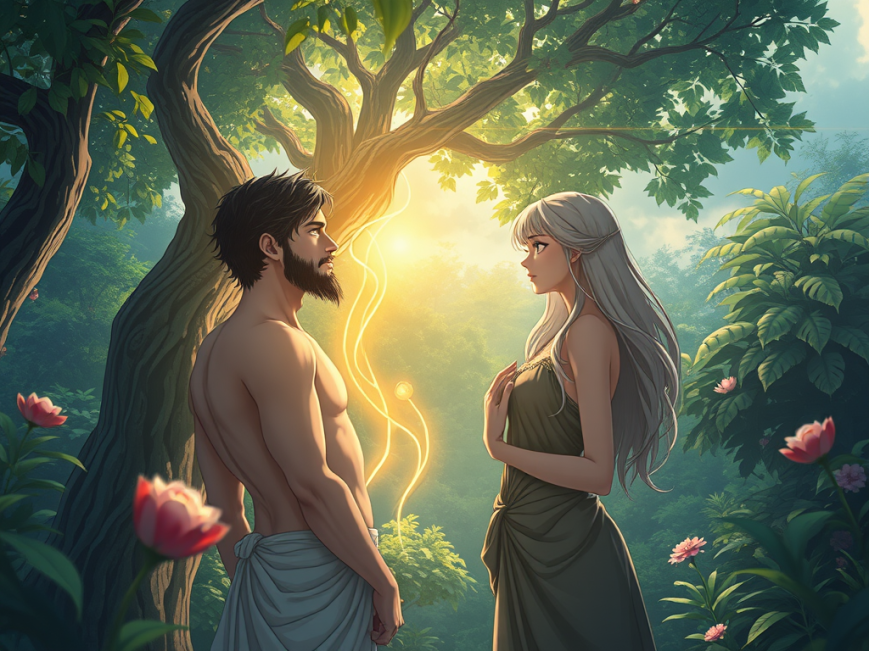 Adam and Eve Explained: Duality, Consciousness, and the Fall of Humanity
