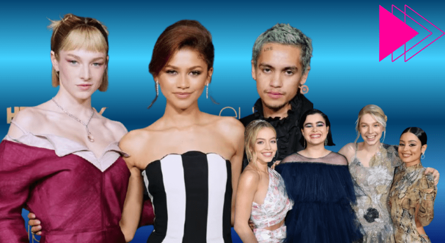 Adult actors from Euphoria playing teenage characters, illustrating Hollywood’s long-standing age casting paradox