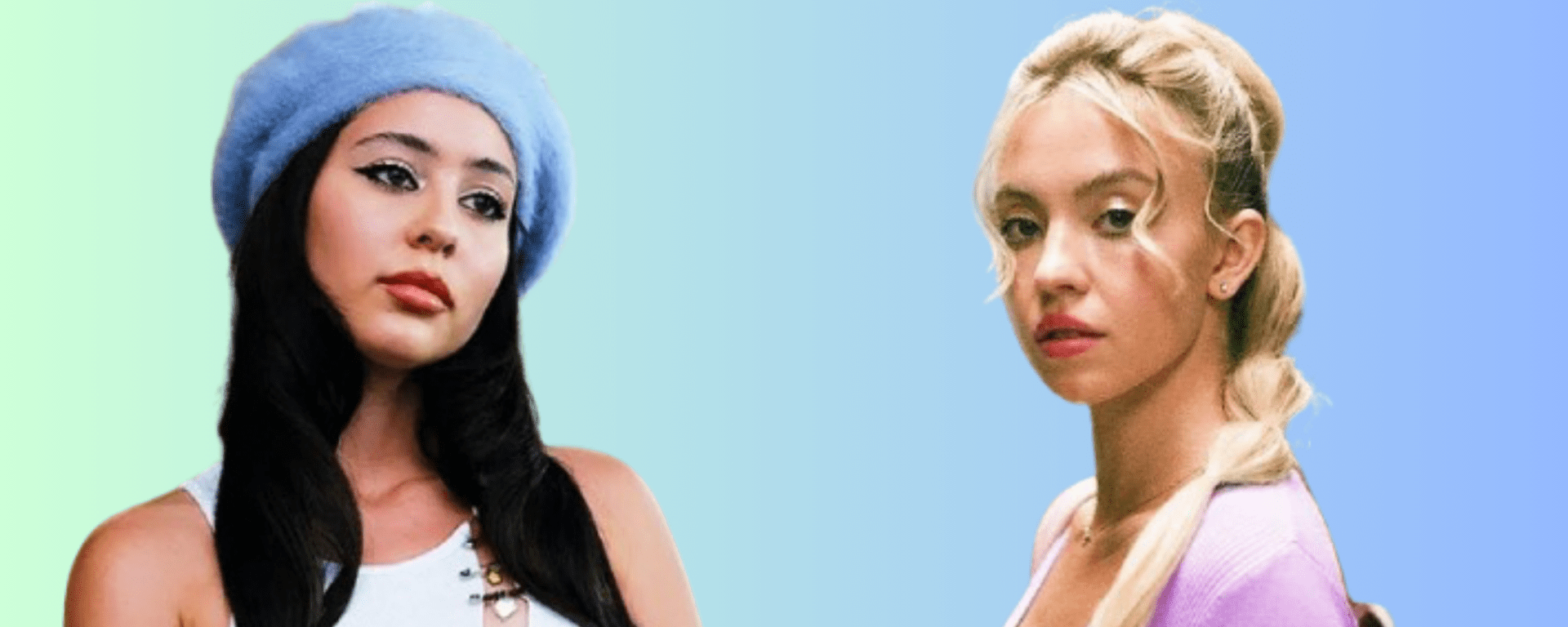 Maddy Perez at a pool club wearing an East London inspired business-chic outfit with fake Vizinne, exuding powerful CEO energy and "tradable asset" vibes to contrast Cassie’s market-saturated aesthetic.