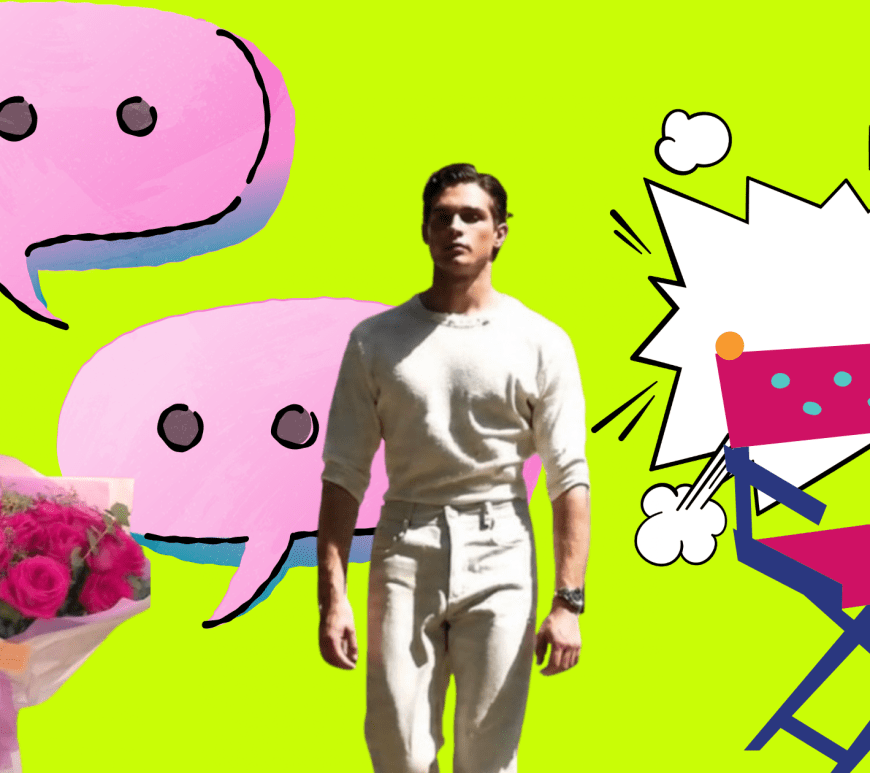 Alt text: Cynical fashion editorial blog header about the modern runway economy, describing high fashion as an attention-driven system where models, influencers, and controversy are used to generate engagement rather than showcase clothing. The tone is ironic and critical, emphasizing viral culture, algorithmic influence, and the collapse of traditional fashion values into social media spectacle.